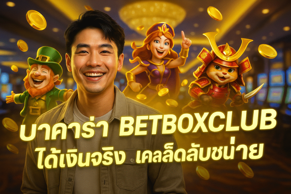 บาคาร่า BETBOXCLUB ได้เงินจริง เคล็ดลับชนะง่าย